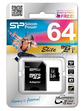 Карта памяти Silicon MicroSD 10Class 64GB 