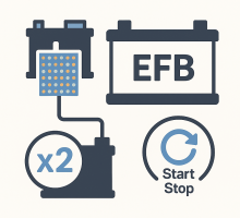 Аккумуляторы EFB что это