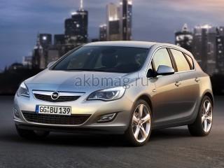 Opel Astra J 2009, 2010, 2011, 2012 годов выпуска 1.4 (100 л.с.)