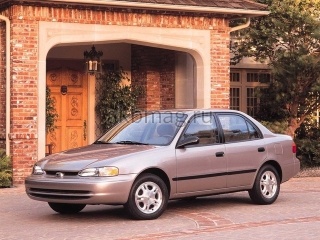 Chevrolet Prizm 1997, 1998, 1999, 2000, 2001, 2002 годов выпуска