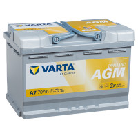 VARTA AGM A7 70R 760A 278x175x190