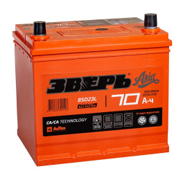 

85D23L (70R)700А Обратная полярность 70 Ач (235x175x221)