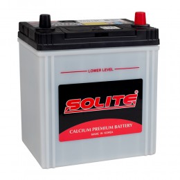 Автомобильный аккумулятор SOLITE 44Rs (44B19LB) 370А обратная полярность 44 Ач (187x127x220) - фото 1