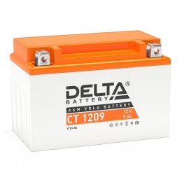 DELTA CT 1209 135А Прямая полярность 9 Ач (150x86x107) батарея delta 12v 9ah dtm 1209