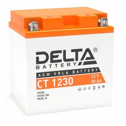 DELTA CT 1230 300А Обратная полярность 30 Ач (168x126x175) аккумуляторная батарея delta eps 1220 ytx24hl bs ytx24hl 12 в 20 ач обратная