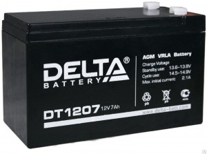 Delta DT 1207 50А Обратная полярность 7 Ач (151x65x102) батарея delta 12v 7 2ah dtm 1207