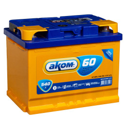 

60R540А Обратная полярность 60 Ач (242x175x190)