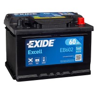 EXIDE Excell 60R EB602 540A 242х175х175