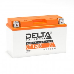 DELTA CT 1208 110А Прямая полярность 8 Ач (150x66x95) аккумуляторная батарея delta eps 1218 1 ytx20сh bs 12 в 20 ач прямая