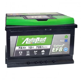

AutoPart EFB 72R 720А обратная полярность 72 Ач (276x175x190)