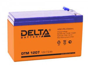 Delta DTM 1207 105А Универсальная полярность 7 Ач (151x65x102) delta hrl 12 33 x 330а универсальная полярность 33 ач 195x130x168