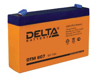 

Delta DTM 607 105А Универсальная полярность 7 Ач (151x34x94)