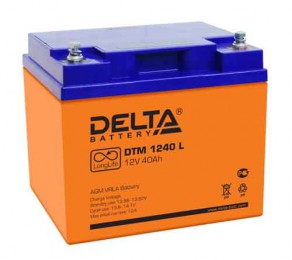 Delta DTM 1240 L 400А универсальная полярность 40 Ач (198x166x170)