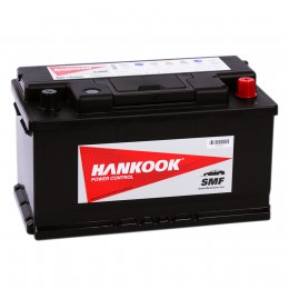 Автомобильный аккумулятор HANKOOK 80R (58080) 740А обратная полярность 80 Ач (315x175x175) - фото 1