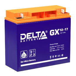 Delta GX 12-17 225А универсальная полярность 17 Ач (181x77x167)