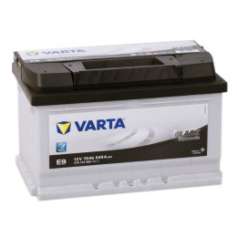 

VARTA Black E9 (70R) 640А Обратная полярность 70 Ач (278x175x175)