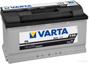 Автомобильный аккумулятор VARTA Black F6 (90R) 720А Обратная полярность 90 Ач (353x175x190) 590 122 072 - фото 1