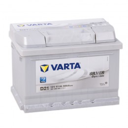 Автомобильный аккумулятор VARTA Silver D21 (61R)  600А Обратная полярность 61 Ач (242x175x175) 561 400 060 - фото 1