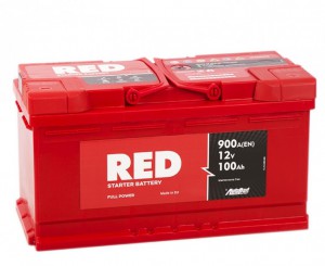 

RED 100R 900А обратная полярность 100 Ач (353x175x190)