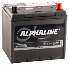 AlphaLINE EFB 65R (90D23L)  670А обратная полярность 65 Ач (230x168x220)