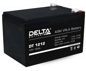 

Delta DT 1212Универсальная полярность 12 Ач (151x98x101)