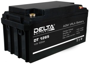 

Delta DT 1265 универсальная полярность 65 Ач (350x167x179)