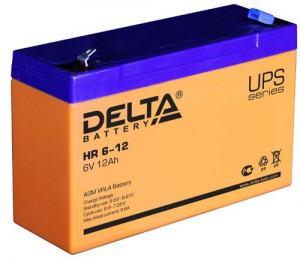 

Delta HR 6-12 Универсальная полярность 12 Ач (151x50x100)