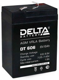 Delta DT 606 Универсальная полярность 6 Ач (70x47x107) delta dtm 12008 универсальная полярность 1 ач 96x25x62