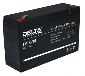 

Delta DT 612 Универсальная полярность 12 Ач (151x50x100)