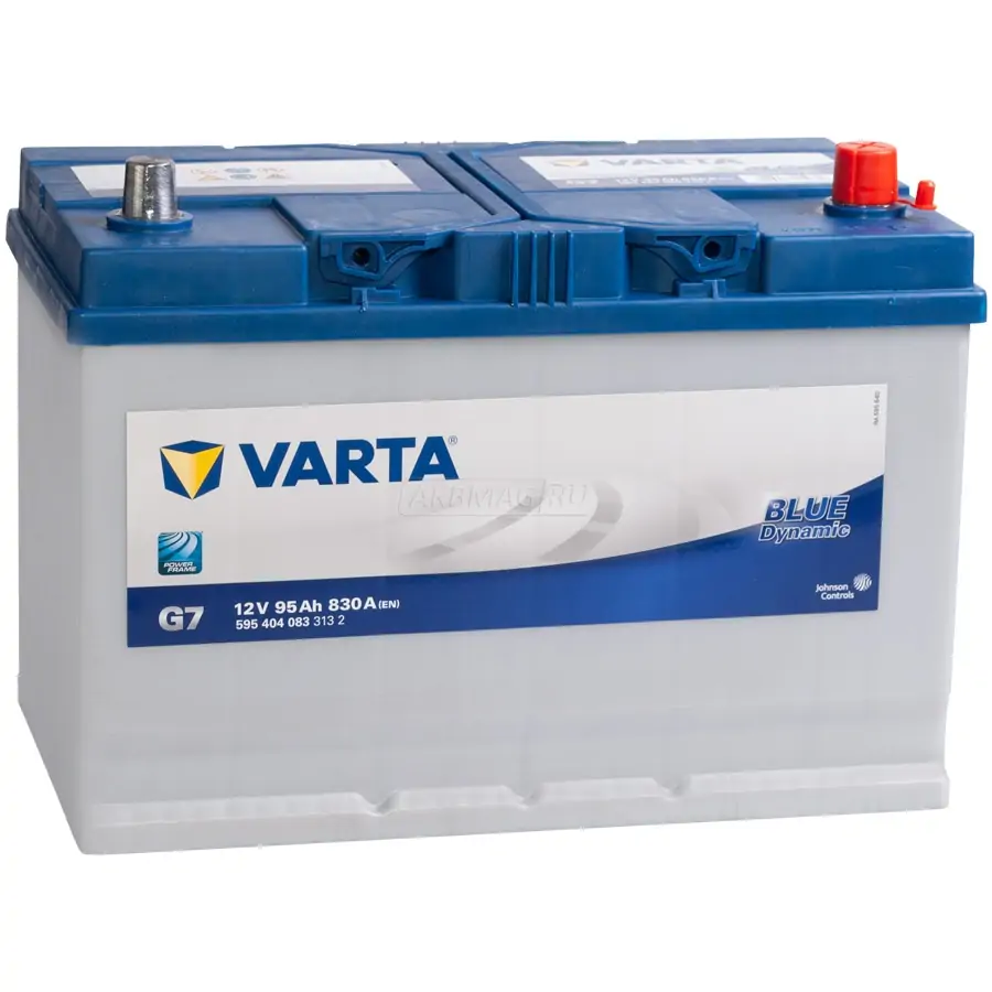 VARTA Blue G7 95R 830A 306x173x225
