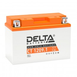 DELTA CT 1209.1 115А Прямая полярность 9 Ач (151x71x107) аккумуляторная батарея delta ст1208 yt7b bs yt7b 4 yt9b bs 12 в 8 ач прямая