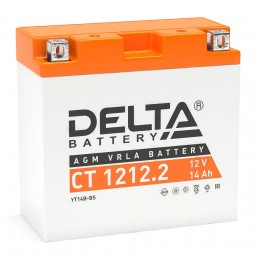 DELTA CT 1212.2 155А Прямая полярность 14 Ач (152x70x150) аккумуляторная батарея delta ст1208 yt7b bs yt7b 4 yt9b bs 12 в 8 ач прямая