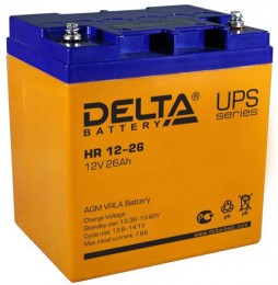 

Delta HR 12-26 универсальная полярность 26 Ач (165x125x175)