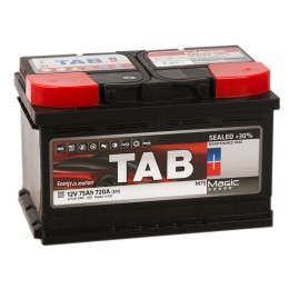 TAB MAGIC 75R (низкий) 700А обратная полярность 75 Ач (278x175x175)