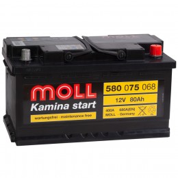 MOLL Kamina Start 80RS (низкий) 680А обратная полярность 80 Ач (315x175x175)
