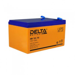 Аккумулятор для ИБП Delta HR 12-15 Универсальная полярность 15 Ач (151x98x101) - фото 1