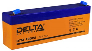 Аккумулятор для ИБП Delta DTM 12022 универсальная полярность 3 Ач (178x35x60) - фото 1