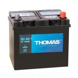 Автомобильный аккумулятор THOMAS ASIA  60R  550А обратная полярность 60 Ач (232x173x225) D23L - фото 1