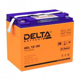 Delta GEL 12-85 универсальная полярность 85 Ач (260x168x220)