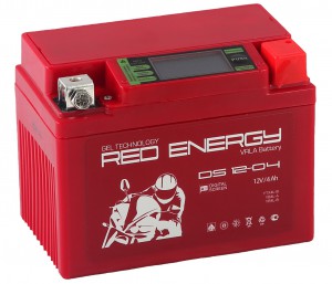 Аккумулятор для мототехники Red Energy DS 12-04 60А обратная полярность 4 Ач (114x70x87) YB4L-B, YB4L-A, YTX4L-BS - фото 1
