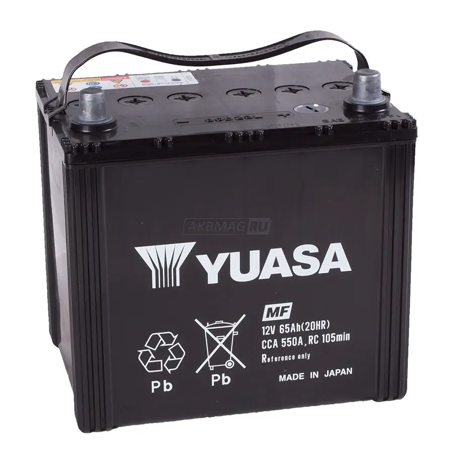 YUASA 80D23L (65R 550A 230x173x225)