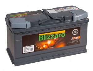 Автомобильный аккумулятор BLIZZARO AGM 92R 850А Обратная полярность 92 Ач (353x175x190) L5 092 085 013 - фото 1
