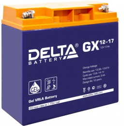 

Delta GX XPERT 12-17 225А универсальная полярность 17 Ач (181x77x167)