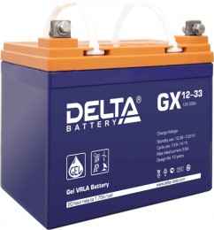 

Delta GX XPERT 12-33 330А универсальная полярность 33 Ач (195x130x180)