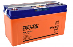 Delta DTM 12120 I универсальная полярность 120 Ач (406x172x228)