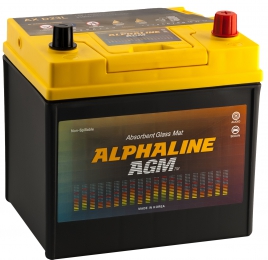 AlphaLINE AGM D23L 50R  550А обратная полярность 50 Ач (230x173x225)