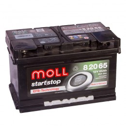 MOLL EFB Start-Stop 65R (низкий) 680А Обратная полярность 65 Ач (278x175x175)