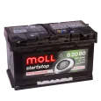 Аккумулятор MOLL EFB Start-Stop 80R