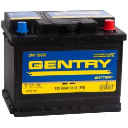 

GENTRY 60R 510А обратная полярность 60 Ач (242x175x190)