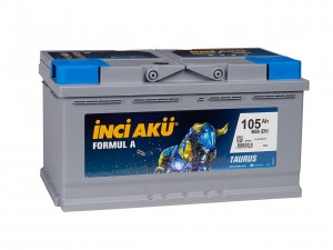 Автомобильный аккумулятор INCI AKU Formul A 105R 960А обратная полярность 105 Ач (353x175x190)